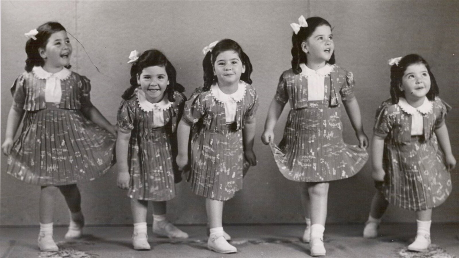 Les soeurs Dionne en 1939