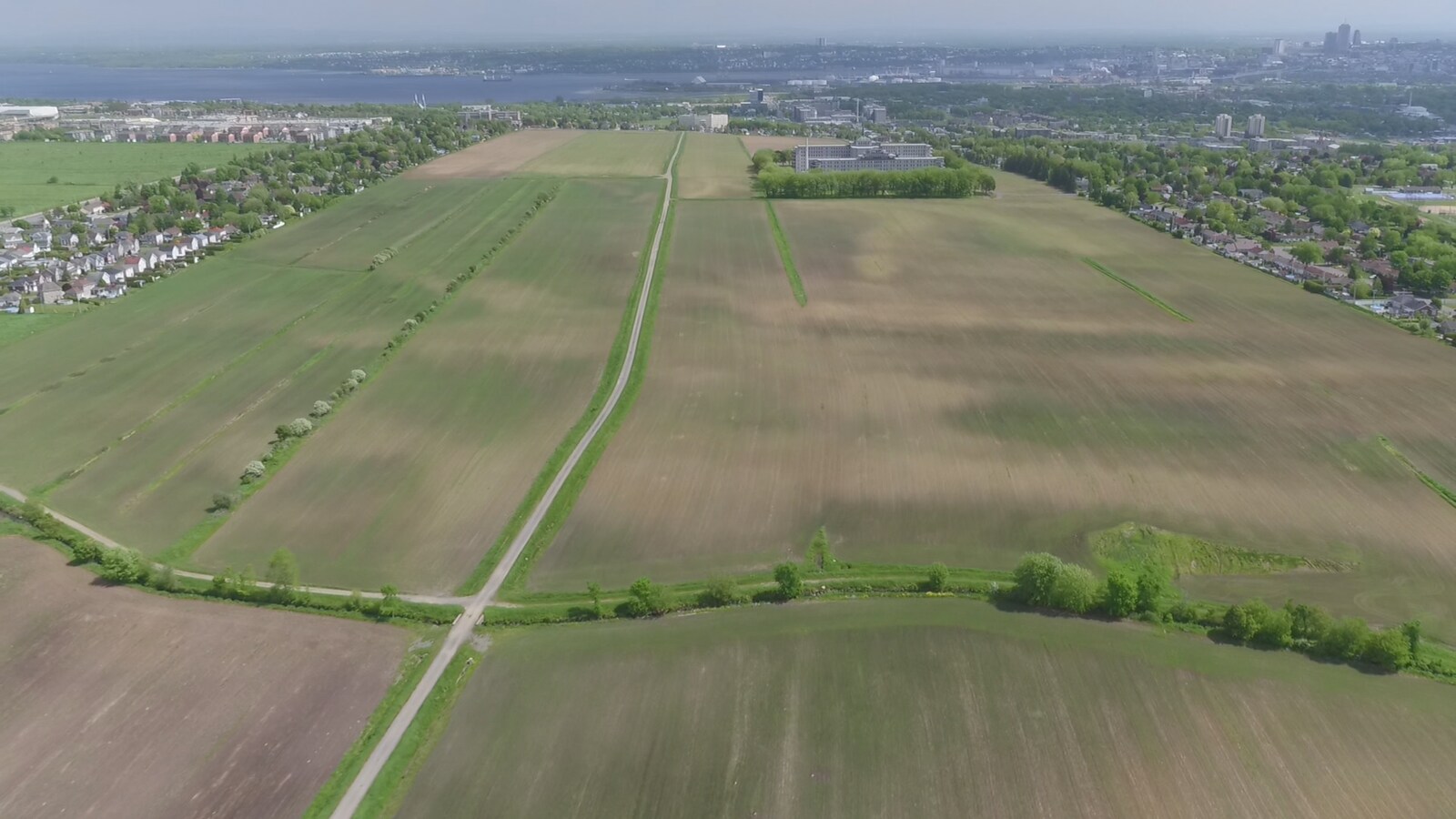 Les terres des Soeurs de la Charité dans le secteur Beauport.