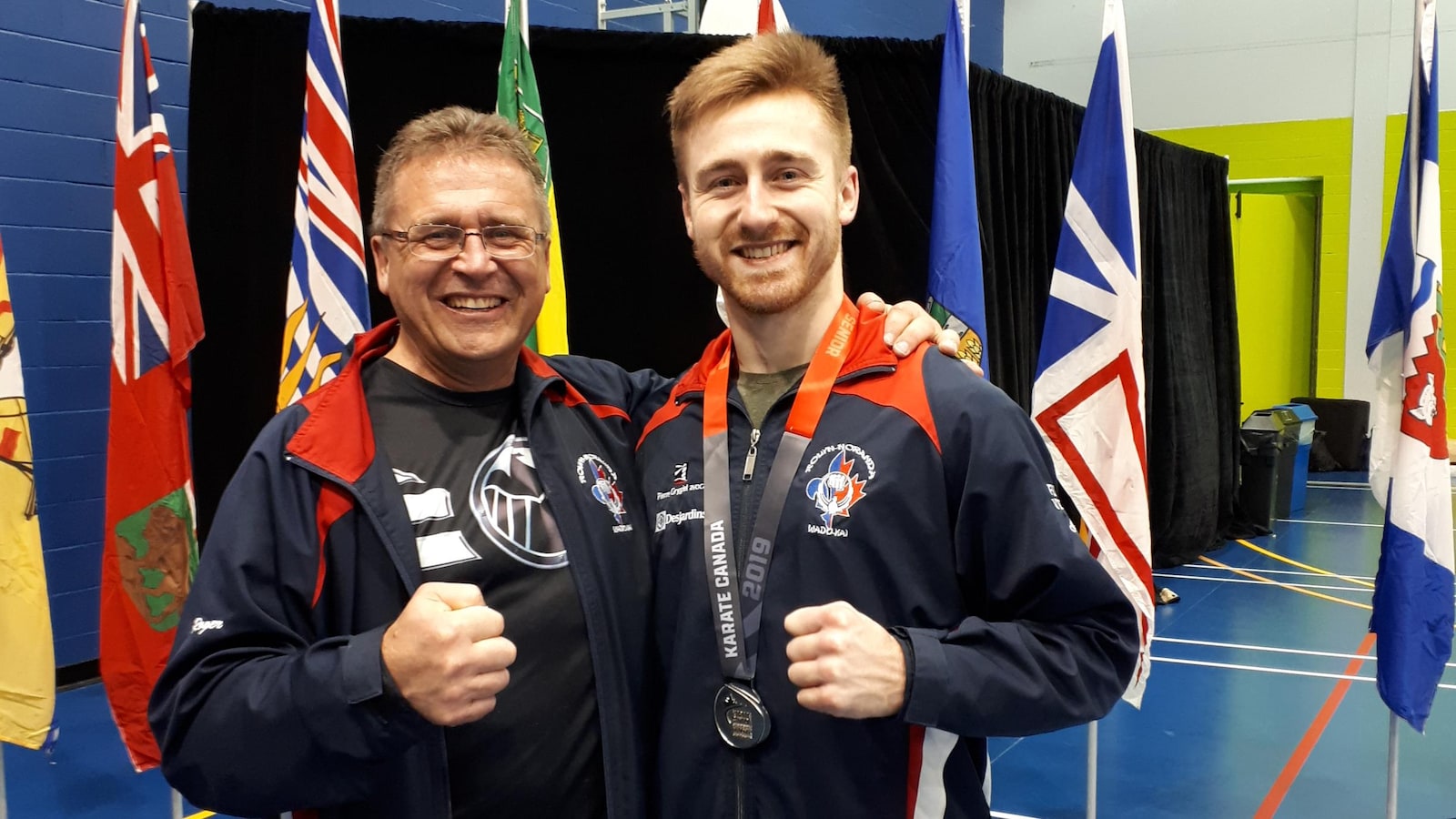 Roger St-Arneault et Alexandre St-Arneault lors du championnat canadien