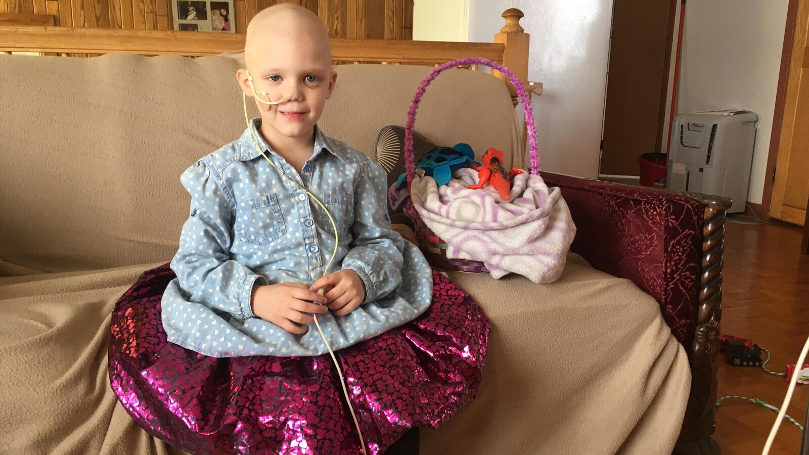 Léanne Baril, 4 ans.