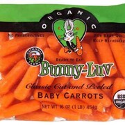 Un sac de carottes miniatures.