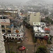 Dévastation à Acapulco.