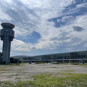 L'aéroport de Québec.