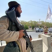Des combattants talibans à Kaboul.