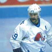 Alain Côté, alors qu'il évoluait au sein des Nordiques de Québec.