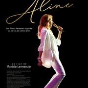 L'affiche du film est une photo de la comédienne en Céline Dion qui chante sur scène.