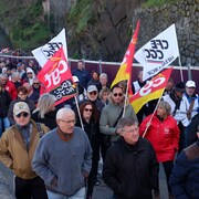Des milliers de personnes sont présentes à chaque manifestation contre la réforme des retraites à Annonay, en Ardèche.
