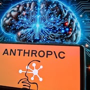 Illustration d'Anthropic, le 18 juin 2026. Anthropic est une entreprise américaine spécialisée dans l'intelligence artificielle (IA), fondée en 2021 par d'anciens membres d'OpenAI.