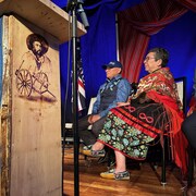 L'assermentation des élus de la Nation métisse de la Saskatchewan, le 24 juin 2025.