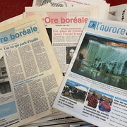 Trois copies de l'Aurore Boréale datant de mai 1990, mars 1997 et mai 2023. 