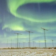 Des aurores boréales dans le ciel de la Saskatchewan.