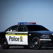 Une autopatrouille de la Sûreté du Québec.