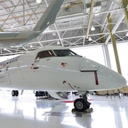 Un appareil Q400 de Bombardier
