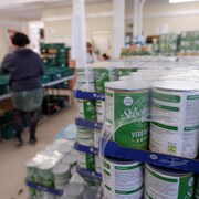 La banque alimentaire de Hackney, à Londres.