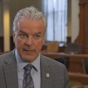 Le président de l'Union des municipalités du Québec et maire de Sherbrooke, Bernard Sévigny