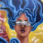 Une murale près des bureaux des Nations Unies à Tegucigalpa au Honduras.