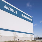 L'usine d'assemblage Bombardier Airbus à Mirabel.