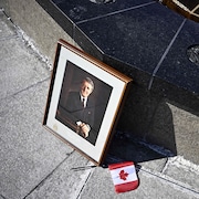 Un portrait de l'ancien premier ministre Brian Mulroney.