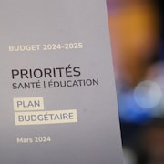 Le document du budget.
