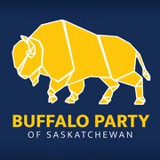 Le logo du Parti Buffalo de la Saskatchewan.