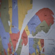 La carte électorale du Québec.