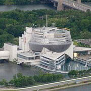 Vue aérienne du Casino de Montréal.