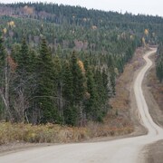 Le chemin de Brébeuf, dans l'arrière-pays de Nouvelle.