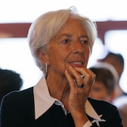Christine Lagarde lors du G 7 financier à Banff, en Alberta, du 20 au 22 mai 2025.
