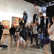 Une répétition de cirque