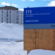 Le CISSS à Gaspé en hiver