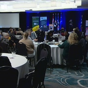 Le congrès annuel de la francophonie albertaine à l'hôtel Matrix d'Edmonton, en octobre 2023.