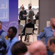 Les chefs de délégation arrivent pour les négociations à la COP28 à Dubaï.