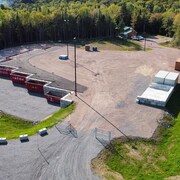 Une vue aérienne du nouvel écocentre de Lac-Beauport.