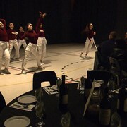 Les participants au souper-bénéfice organisé au profit du Rond-Point ont eu droit à une prestation de l'École de danse Christine Bourque