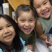 Des enfants autochtones à l'école (archives)