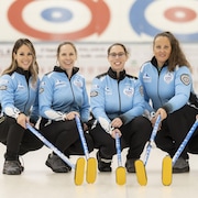 L'équipe de curling Team Dallaire.
