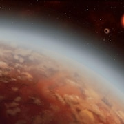 Représentation artistique de l’exoplanète K2-18b.