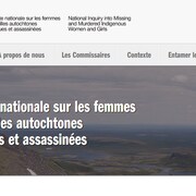 Le site officiel de l'Enquête nationale sur les femmes autochtones disparues et assassinées