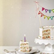 Un gâteau d'anniversaire pour la fête de Montréal qui célèbre ses 375 ans.