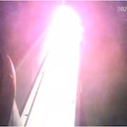Faisceau de lumière.