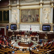 La salle d'un parlement.