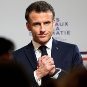 Portrait d'Emmanuel Macron.