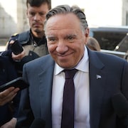 Le premier ministre du Québec, François Legault, à son arrivée au conseil des ministres le 3 septembre 2025.