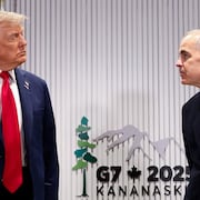 Trump et Carney.