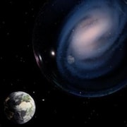La galaxie spirale barrée ceers-2112 (Illustration artistique).
