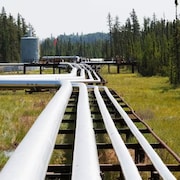 Un pipeline de transport d'hydrocarbures.