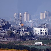 Des quartiers entiers de Gaza détruits par les bombardements israéliens.