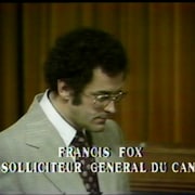 Francis Fox à la Chambre des communes d'Ottawa