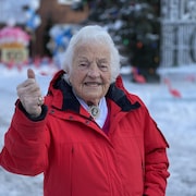 Hazel McCallion tout sourire le jour de ses 100 ans.