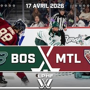 Les faits saillants du match du 17 avril 2026 entre la Victoire de Montr&eacute;al et la Fleet de Boston, &agrave; la Place Bell de Laval.